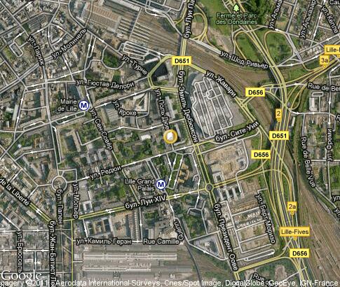 карта: Université Lille 2 Droit et Santé