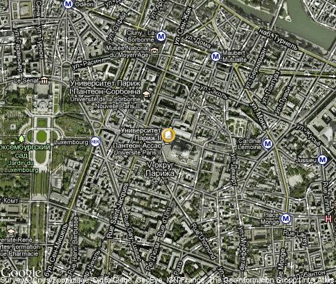 map: Université Panthéon-Assas Paris 2