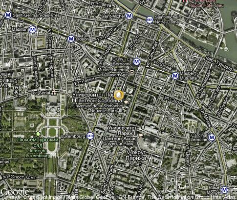 地图: Université Sorbonne Nouvelle Paris 3