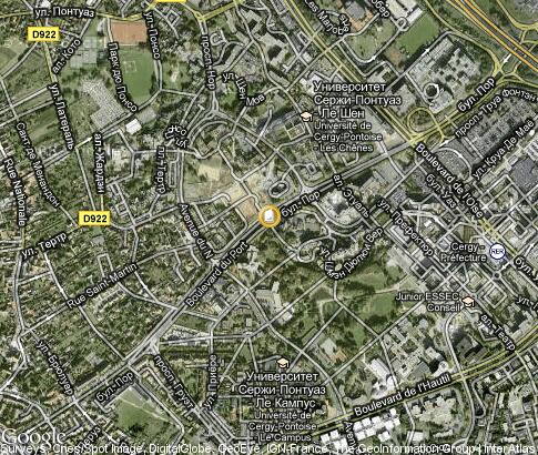 マップ: Université de Cergy-Pontoise