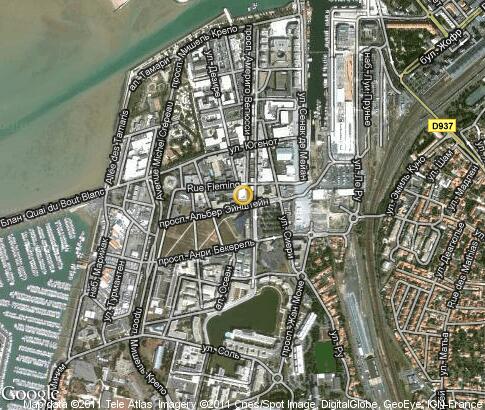 map: Université de La Rochelle