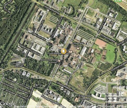 map: Universität Bremen