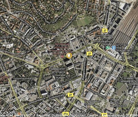 map: Universität Stuttgart