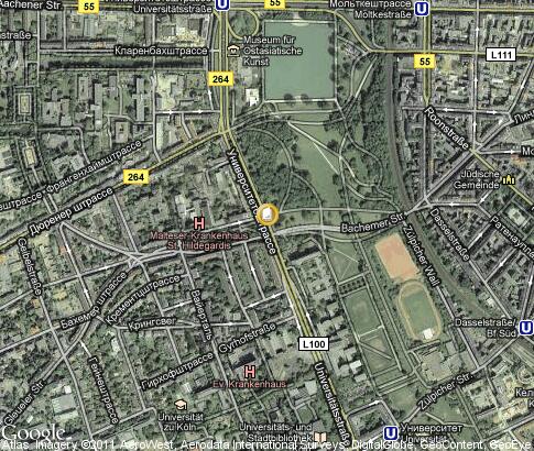 地图: Universität zu Köln