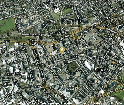 map: University of Abertay Dundee