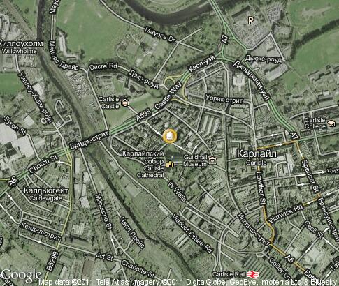 карта: University of Central Lancashire in Carlisle