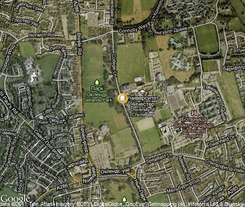 地图: University of Chichester