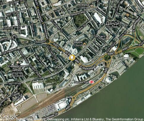 map: University of Dundee
