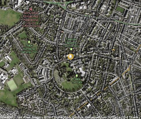 map: University of Gloucestershire