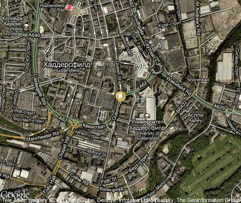 map: University of Huddersfield