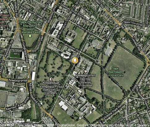 map: University of Leicester