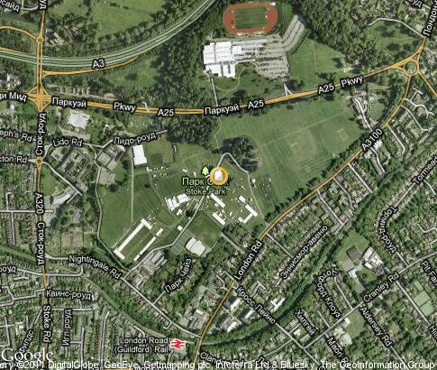 map: University of Surrey