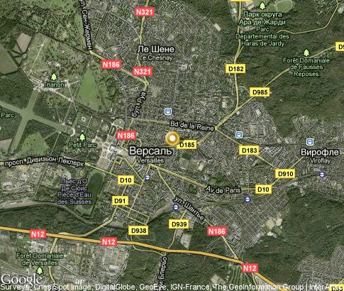 map: Versailles