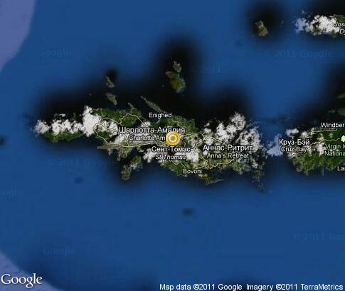 карта: Остров Сент-Томас
