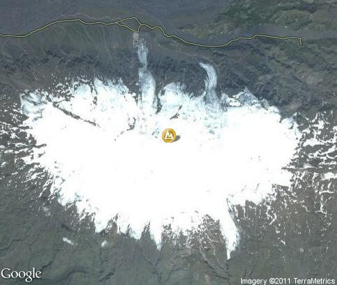 地图: 埃亚菲亚德拉冰盖的火山曾于