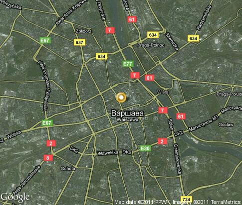 map: Warsaw