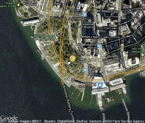 map: Battery Park