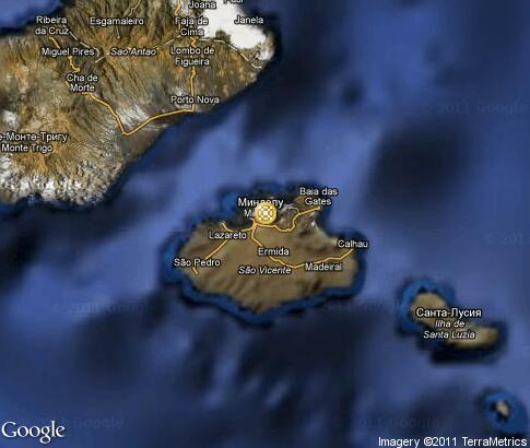 map: Cape Verde carnival