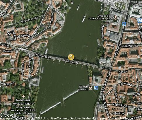 map: Charles Bridge