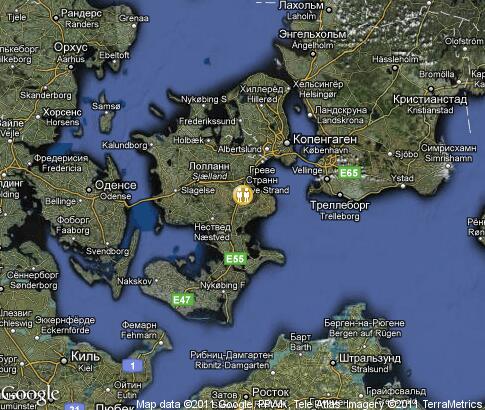 map: Denmark, environment and energy