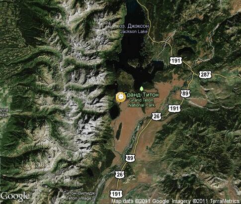 マップ: Grand Teton National Park