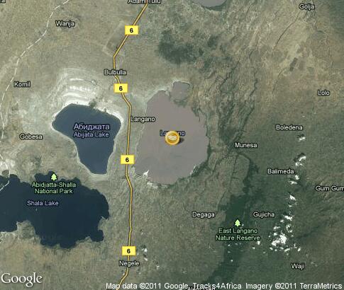 карта: Озеро Лангано