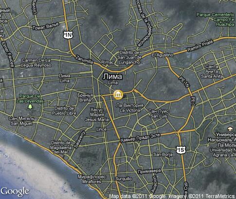 map: Museums in Lima
