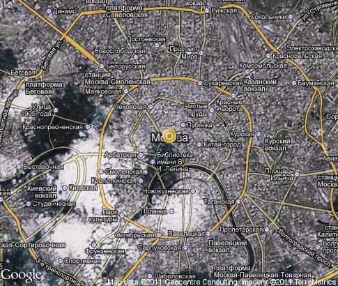 map: Moscow