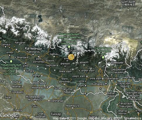 地图: Nepal, bungy jumping