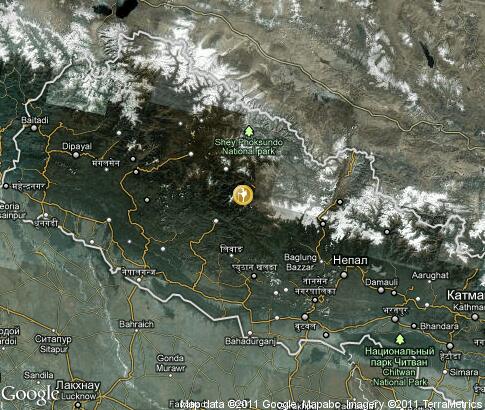 map: Nepal, tourism