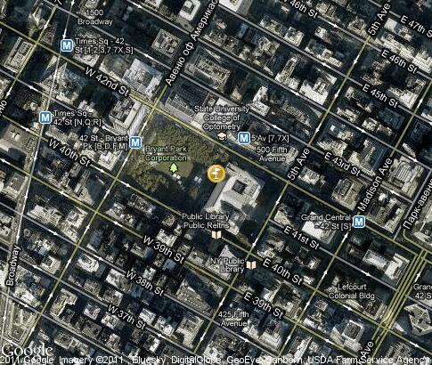 map: New York Public Library