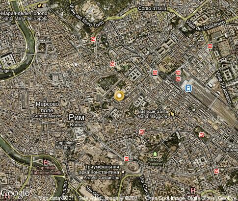 map: Roma (Rome)